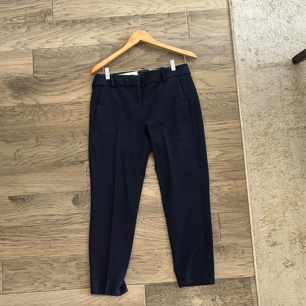 J. Crew Dark Blue Cropped Pants